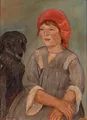 Fillette et chien